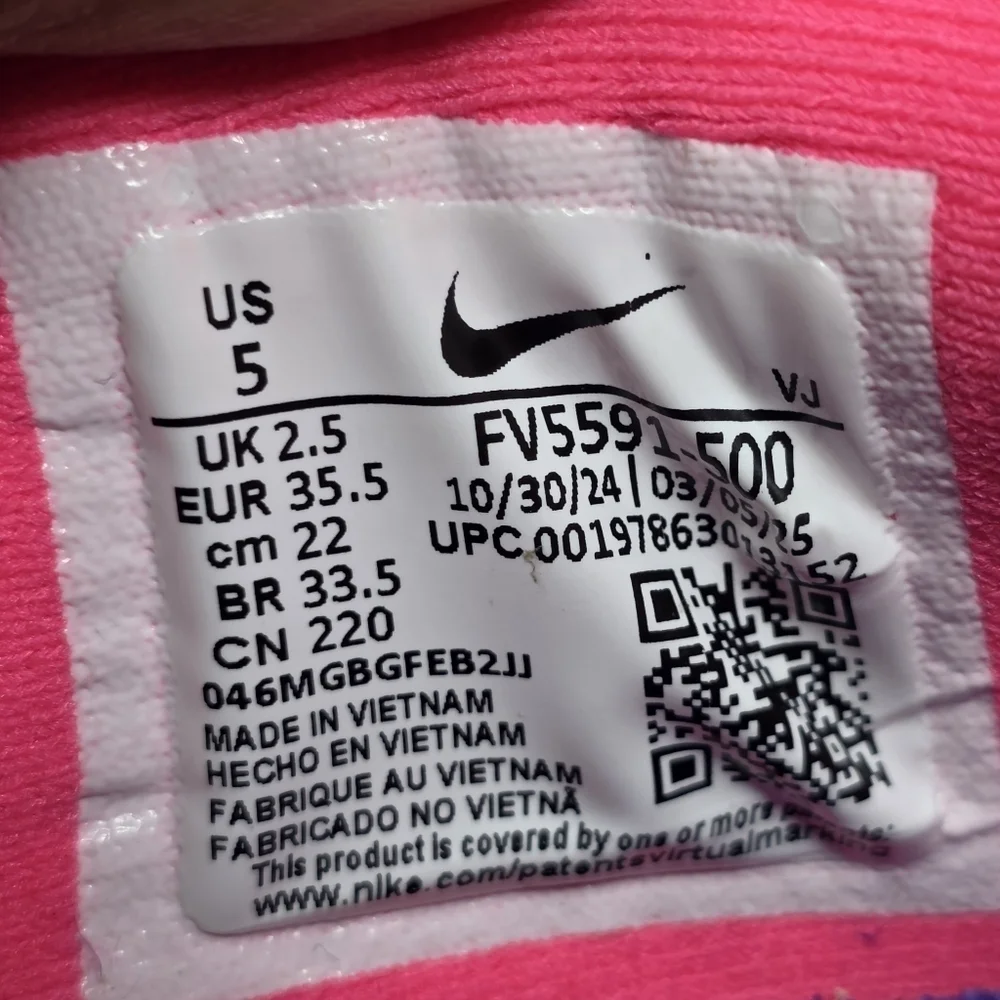 Nike Womens Interact Run EasyOn Purple/Pink Running Shoes FV5591-500 Size 5 New
